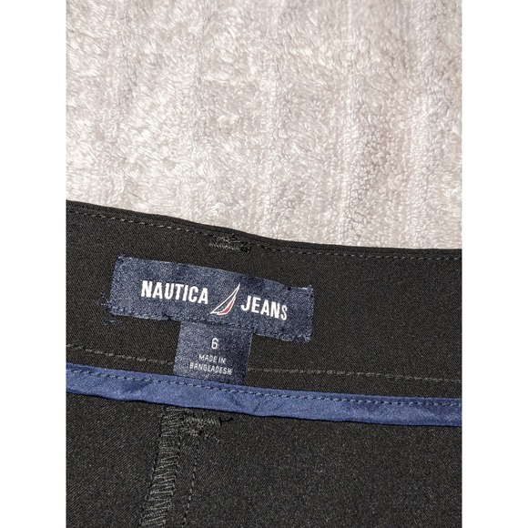 Nautica Jeans Black Shorts Casual Everyday Wear Size 6‎ NWT - Picture 5 of 11